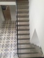 Beautifully finished stair with metal balustrade