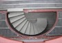 1 metre wide helical concrete stairs
