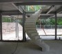 Unique, helical concrete stairs 3 metres high