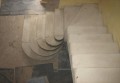 Concrete stair with round bull nose treads