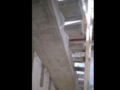 Concrete slab treads sat on solid, narrow soffit