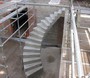 A helical concrete stairs 1m wide