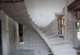 A 1m wide helical concrete stairs