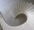 A helical stairs 1100mm wide