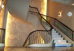 Concrete stairs finished with narble