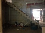 concrete stairs with a stepped soffit