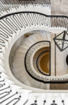 Helical stairs over 4 fllors