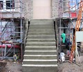 Concrete entrance steps, 1500mm wide