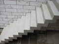 Stepped soffit concrete stairs 1100mm wide