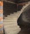 A helical concrete staircase 1m wide