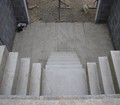 A t-shaped staircase 1100mm wide